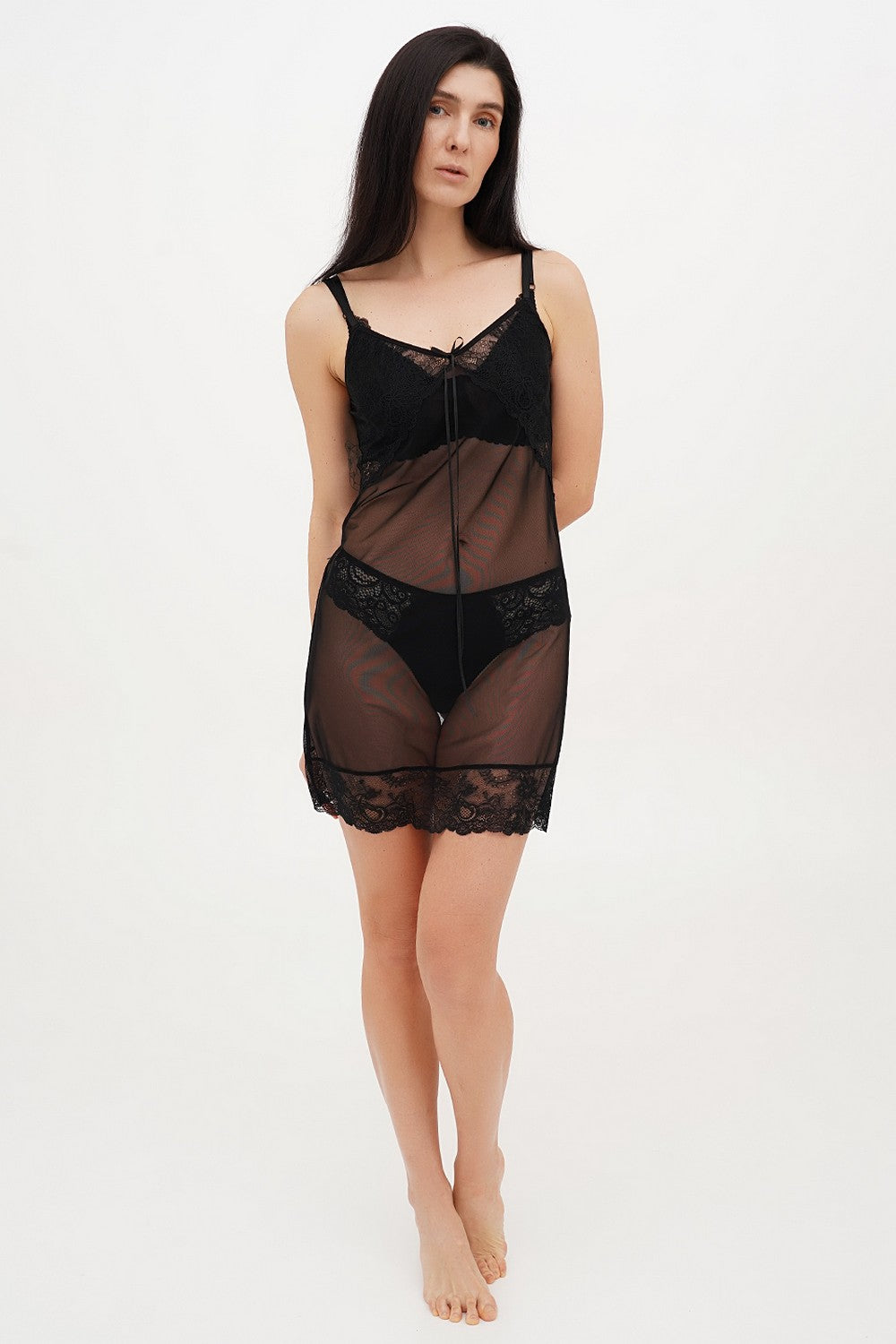 Прозрачная сорочка Andrea SON black