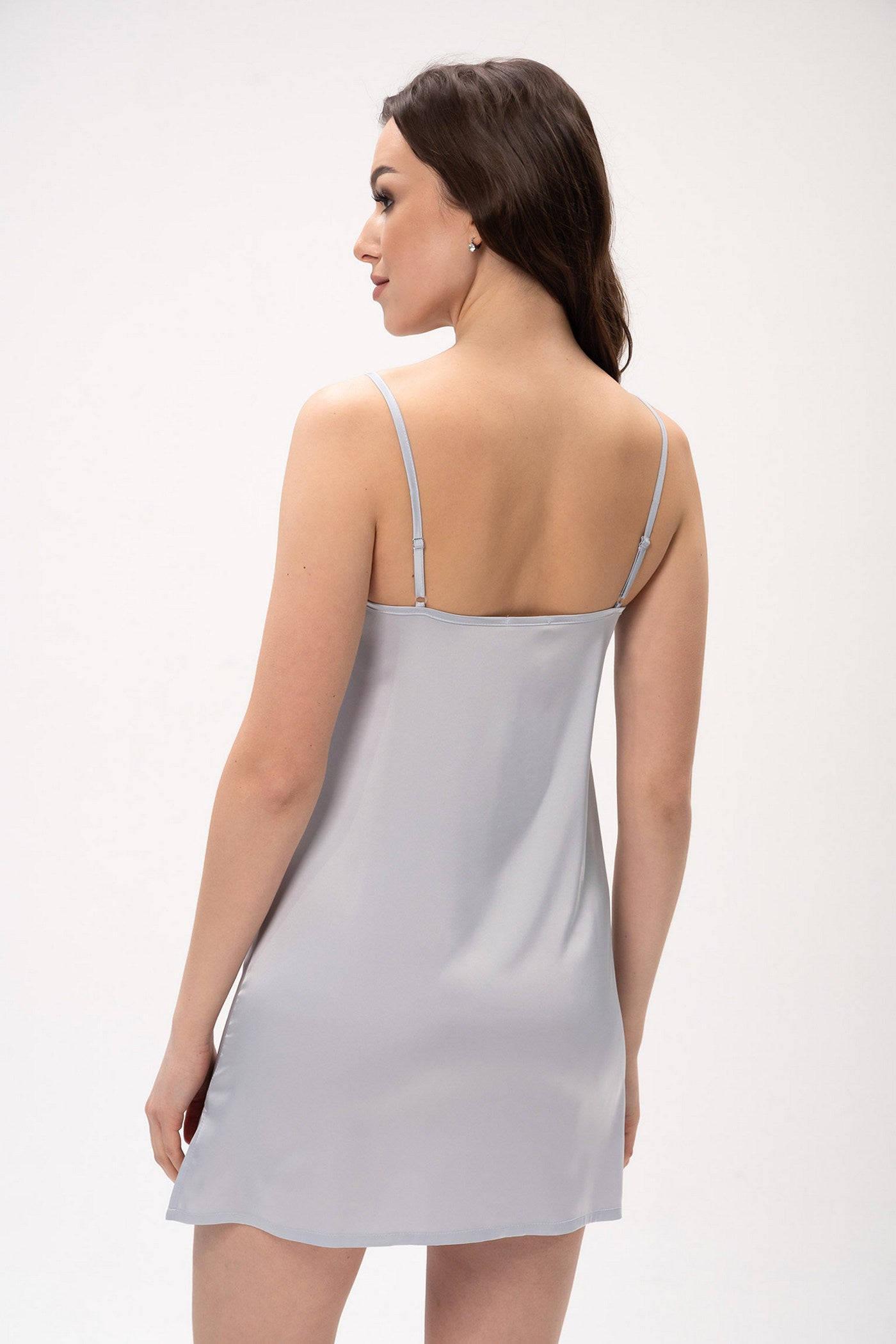 Атласная сорочка 1510/2 grey