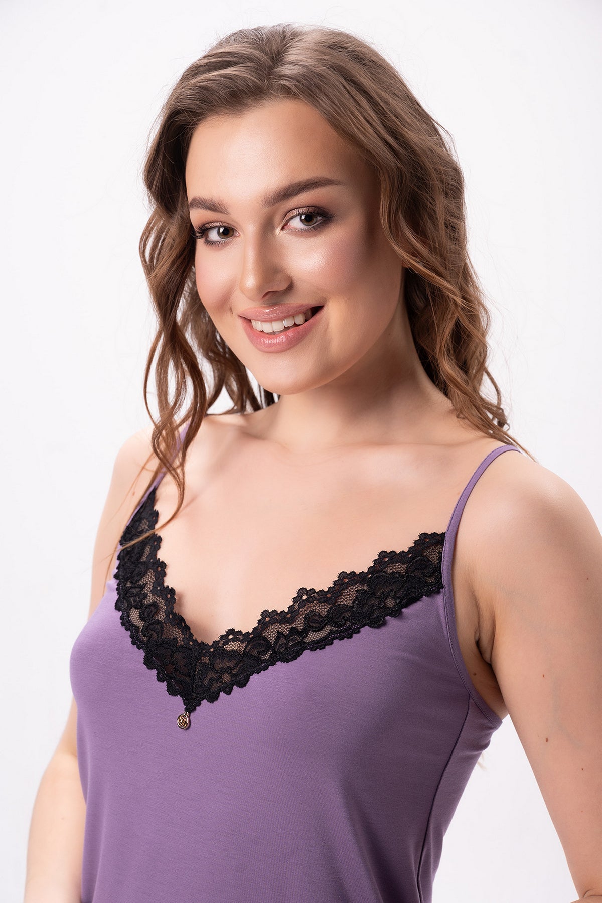 Сорочка из вискозы 2307 lavander