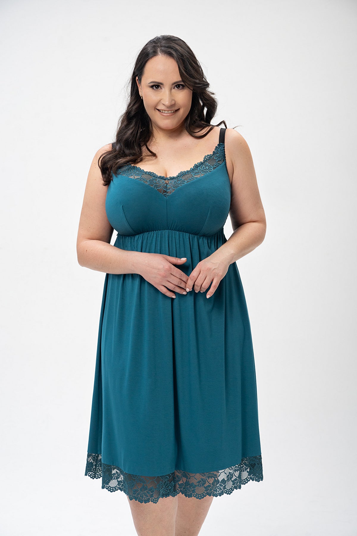 Ночная сорочка из вискозы 2435 turquoise