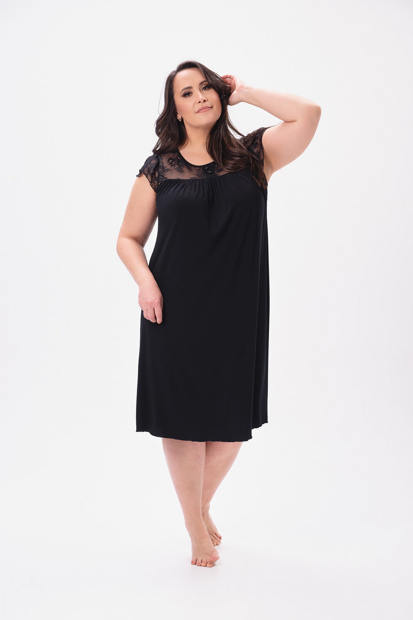 Сорочка из вискозы 2515 black