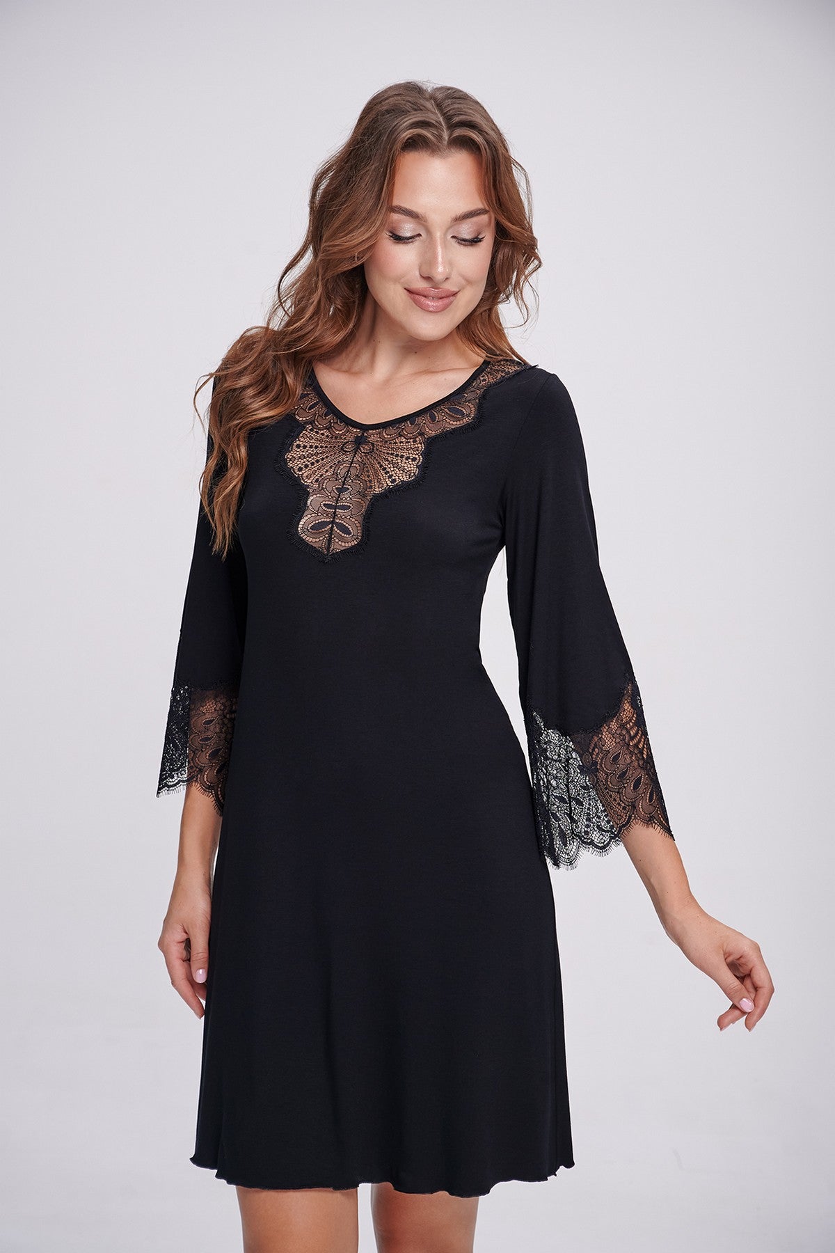 Рубашка з віскози 2709 black