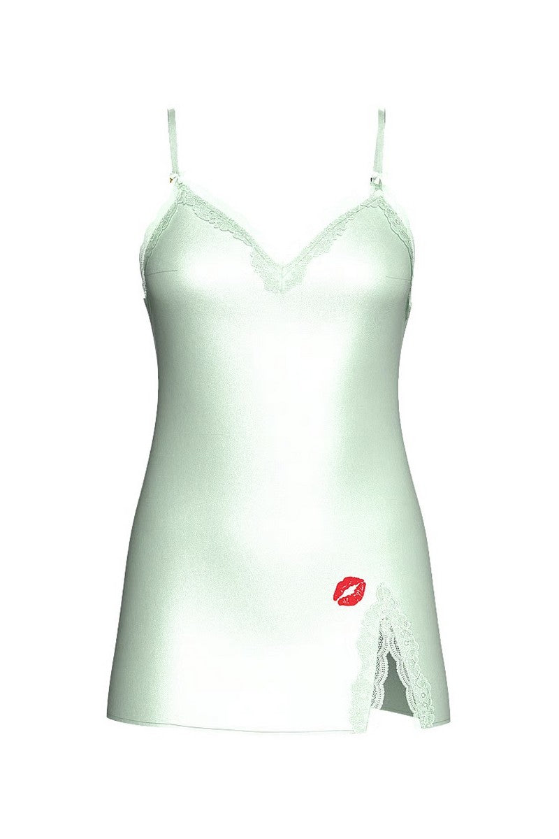 Атласна сорочка 372020403 green Victoria`s Secret