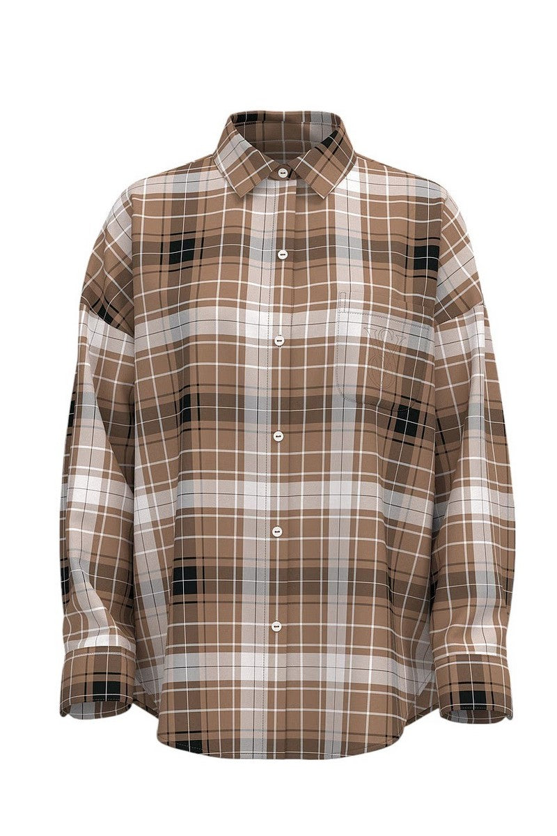 Домашняя рубашка 856781948 brown