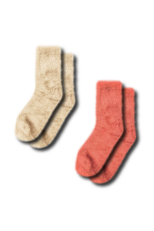 Набір шкарпеток Art fur 1185 (2 пари) salmon/beige