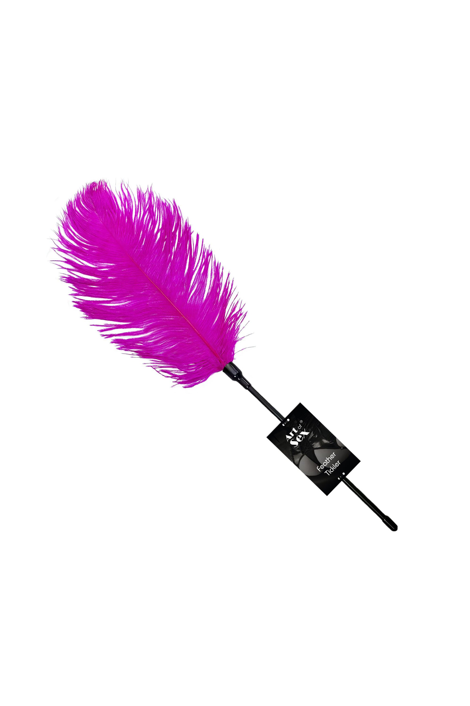 Стек с пером Feather Tickler pink