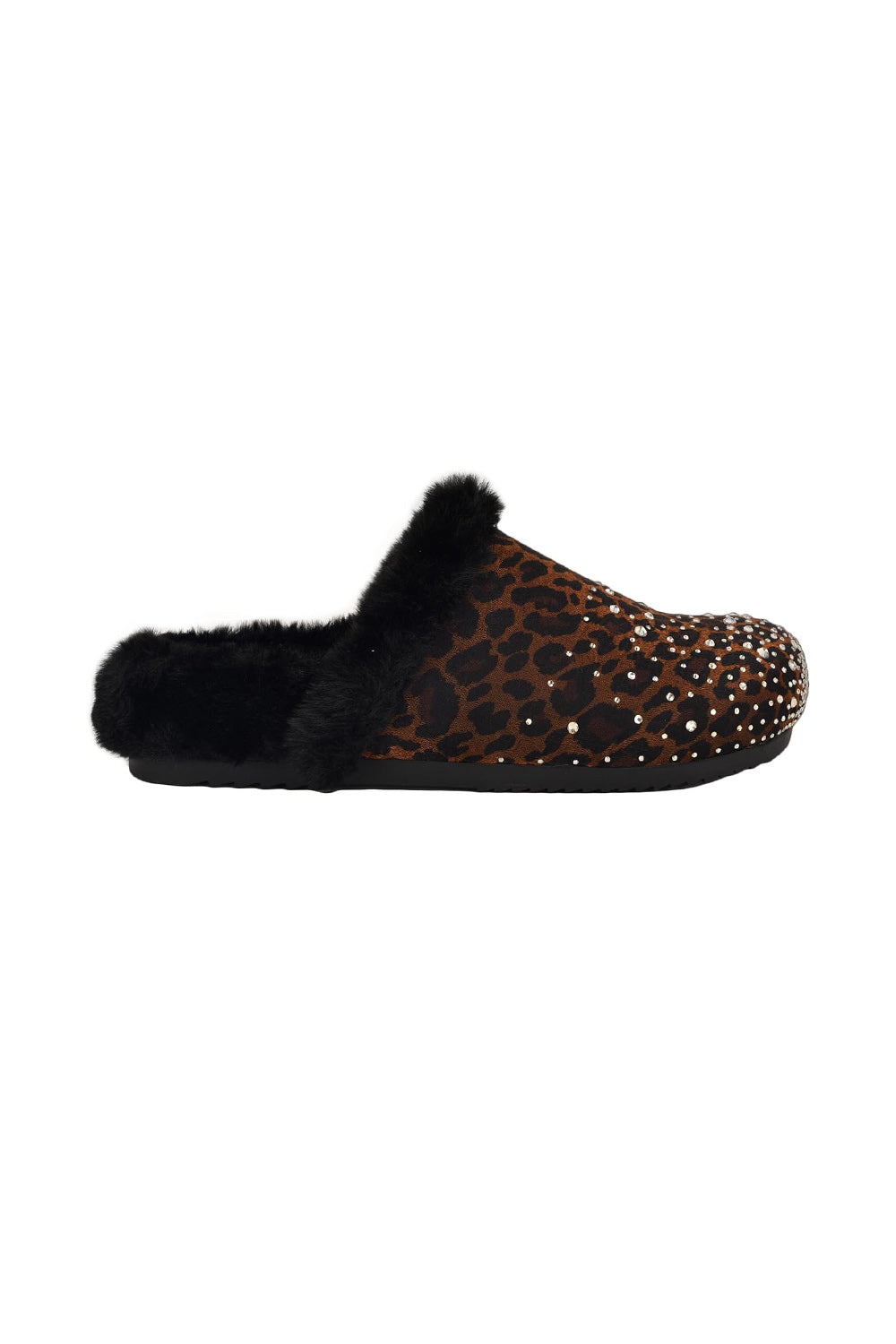 Домашні капці зі стразами 146535208 leopard Guess