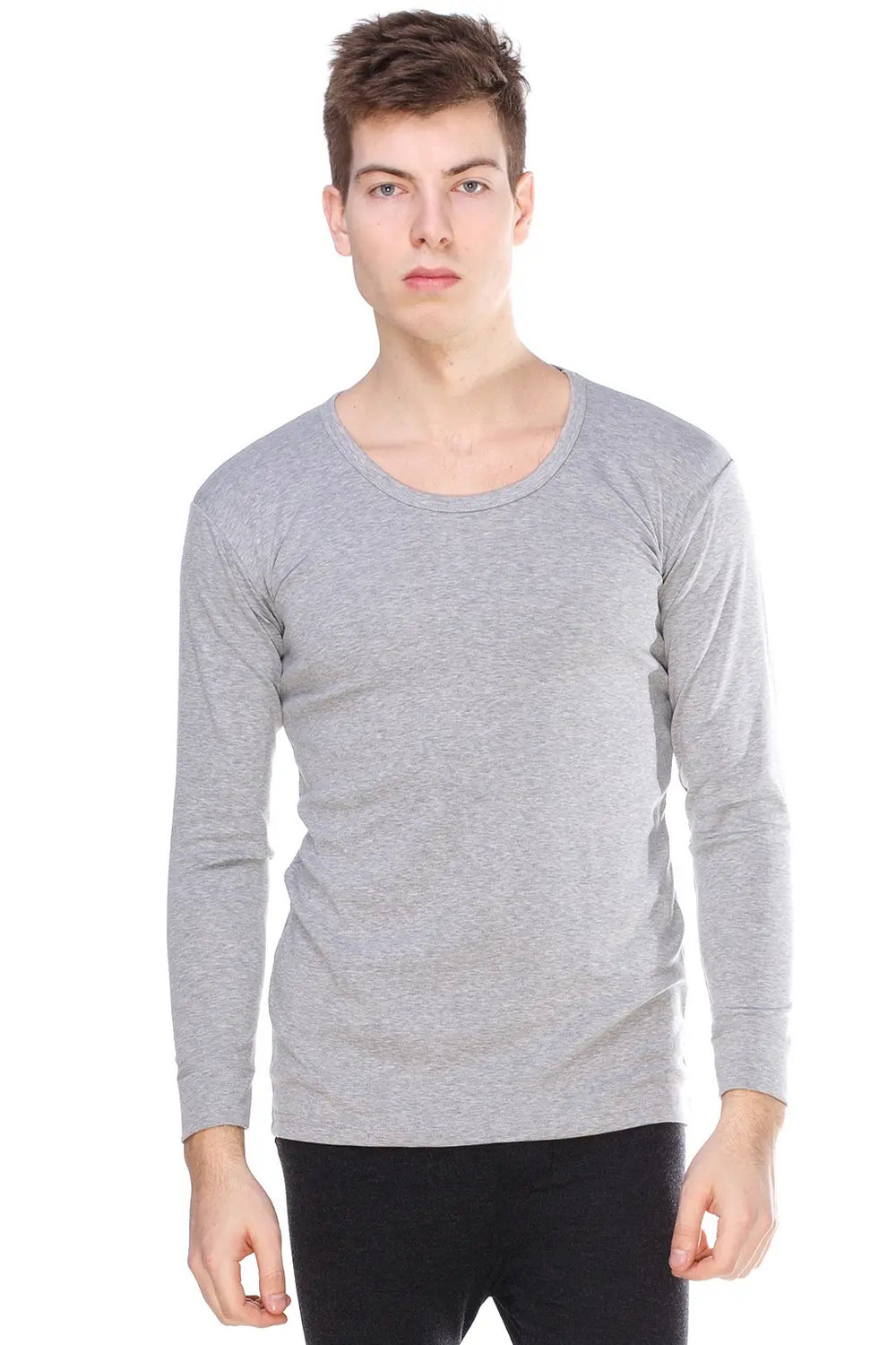 Мужской термолонгслив 160 grey