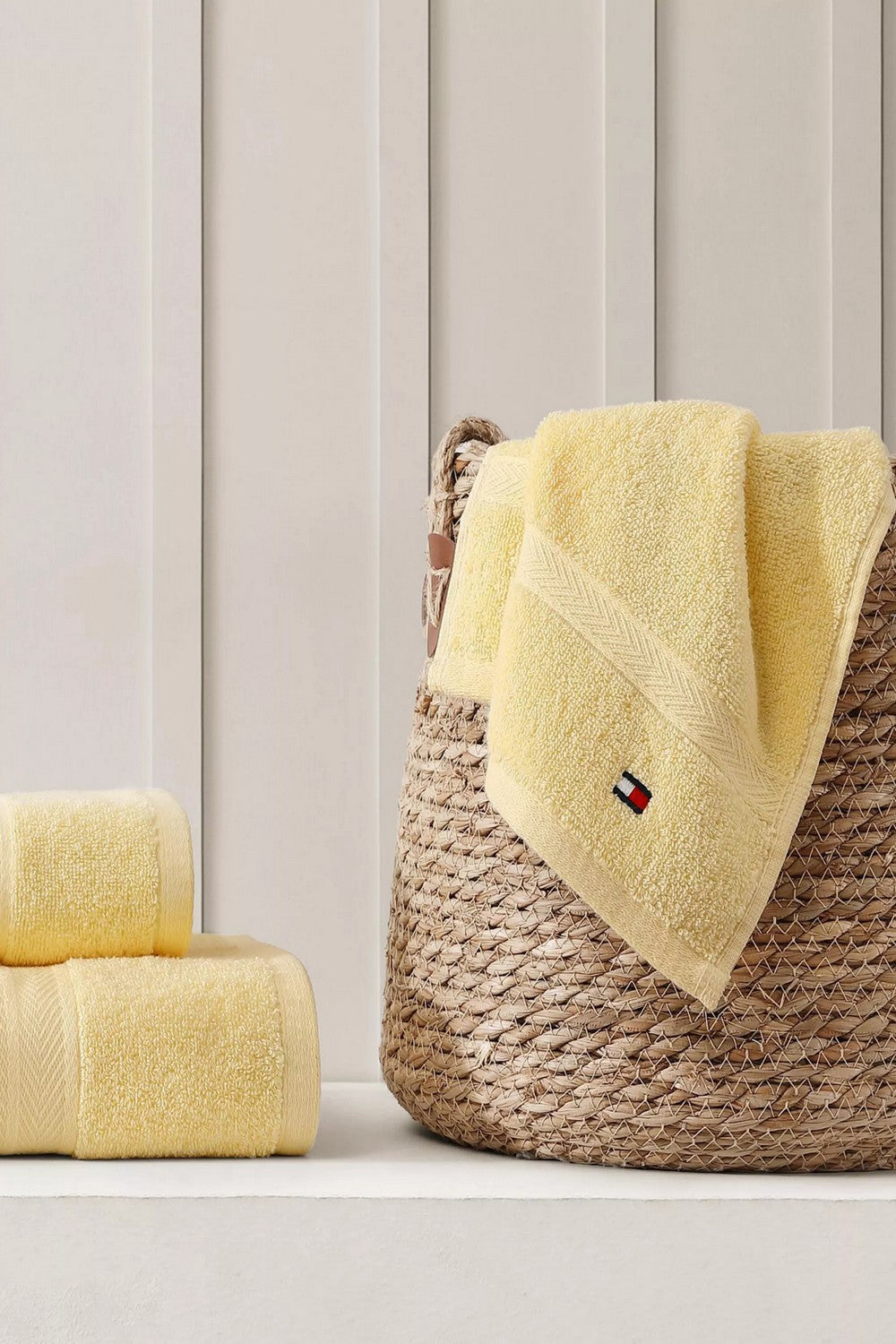 Банное хлопковое полотенце 363730442 yellow