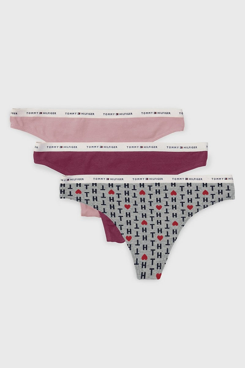 Хлопковые трусики стринг 389100575 (3 шт.) multi