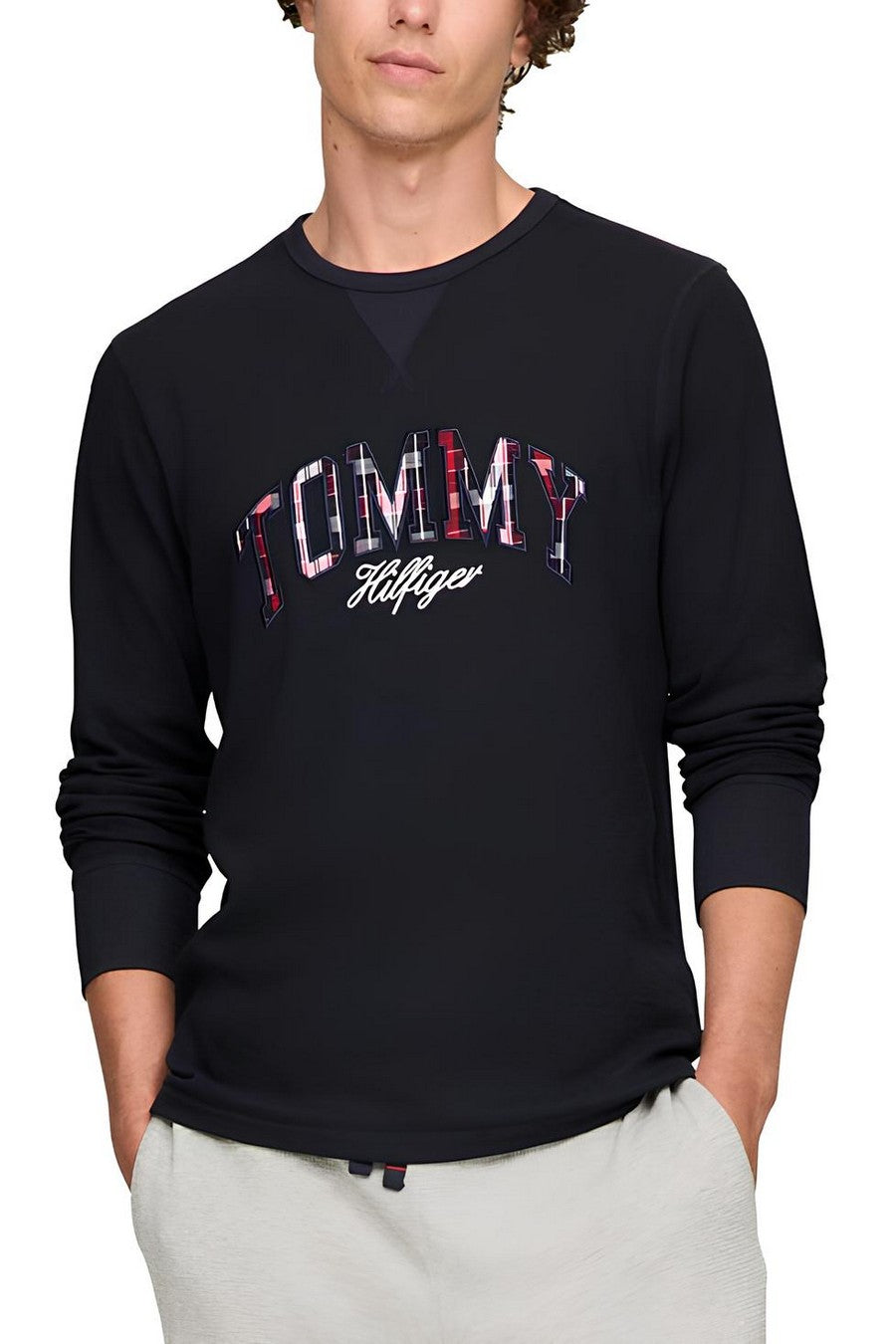 Мужской лонгслив с логотипом 45984041 blue