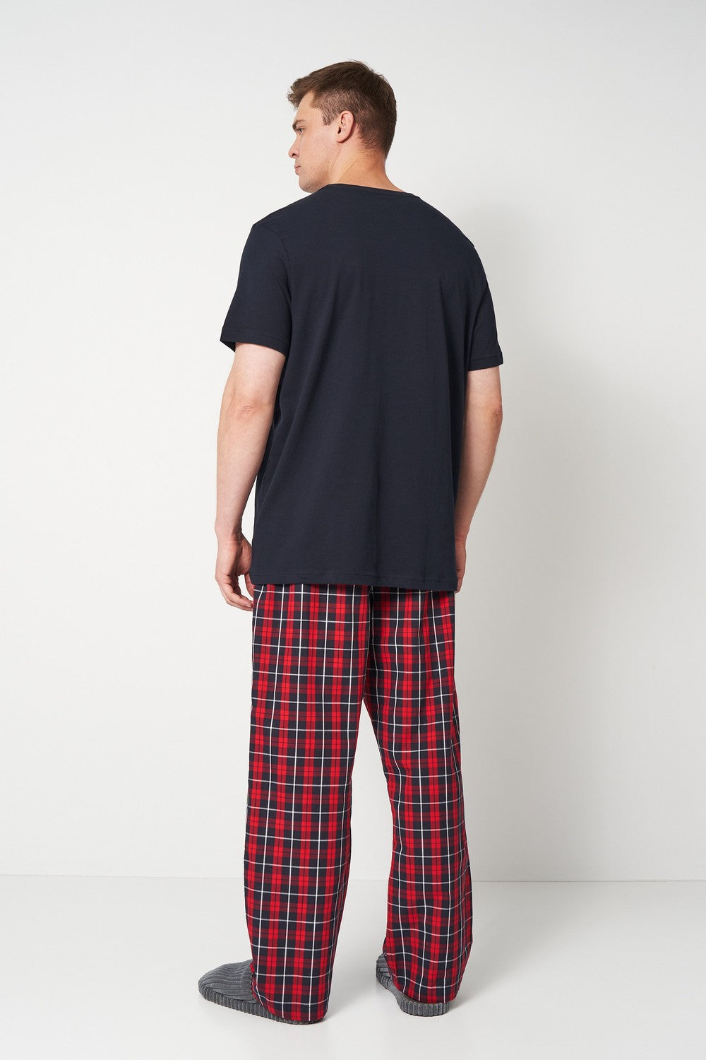 Чоловіча піжама з брюками 464339188 blue/red Tommy Hilfiger спина