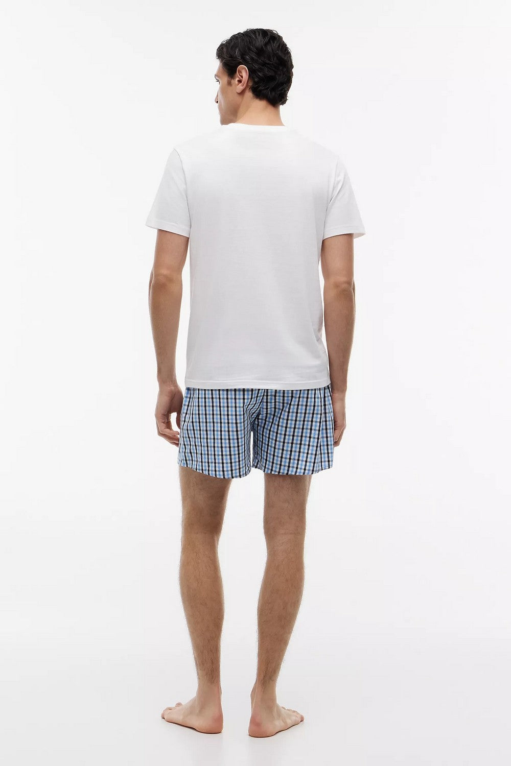 Чоловіча піжама із шортами 646437071 white/blue Tommy Hilfiger