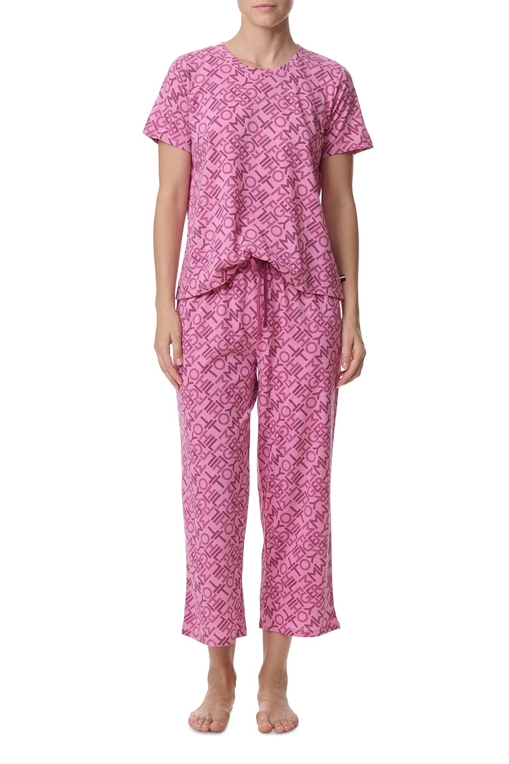 Хлопковая пижама с логотипом 993332619 rose
