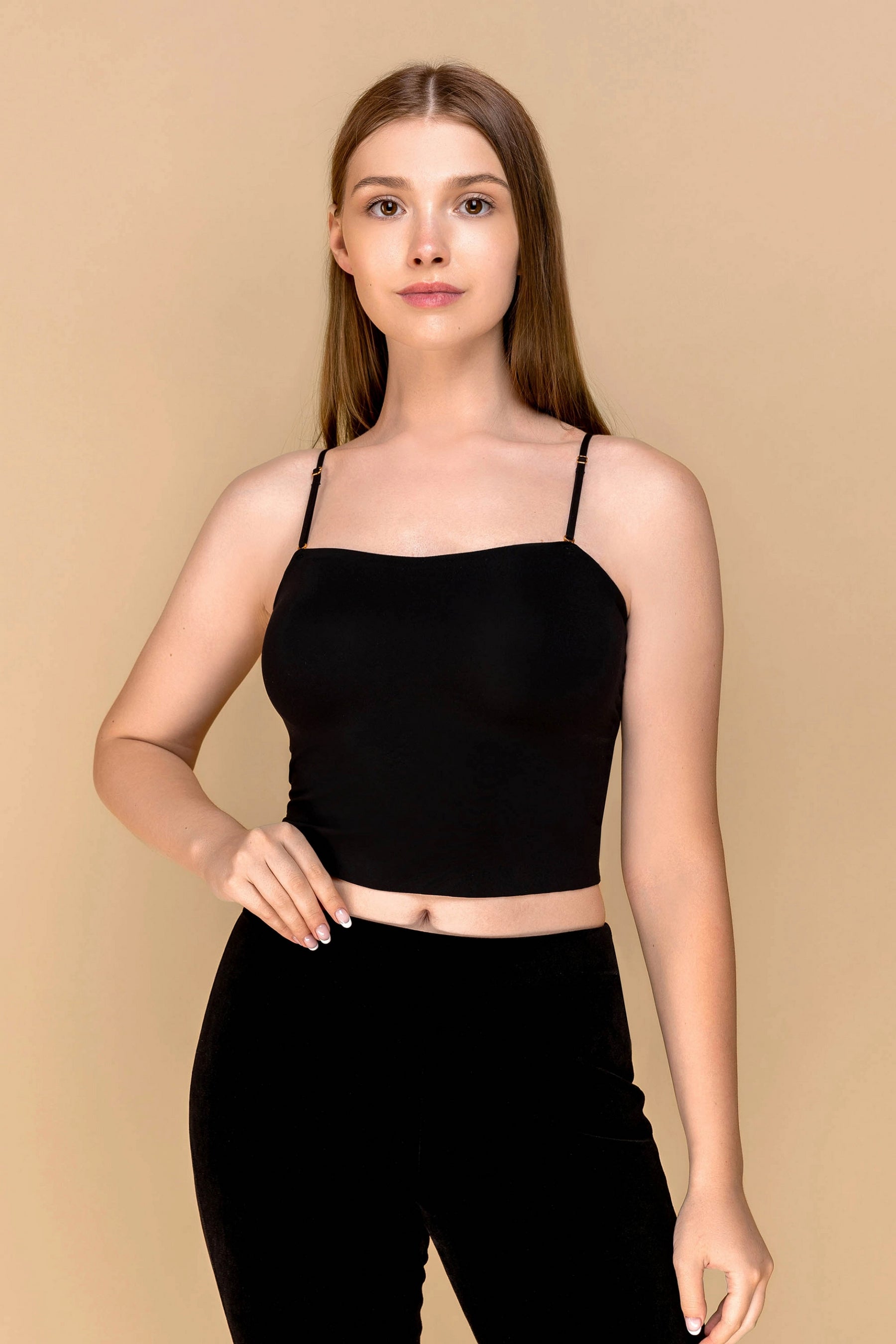 Бесшовный топ 7071-077 01 black