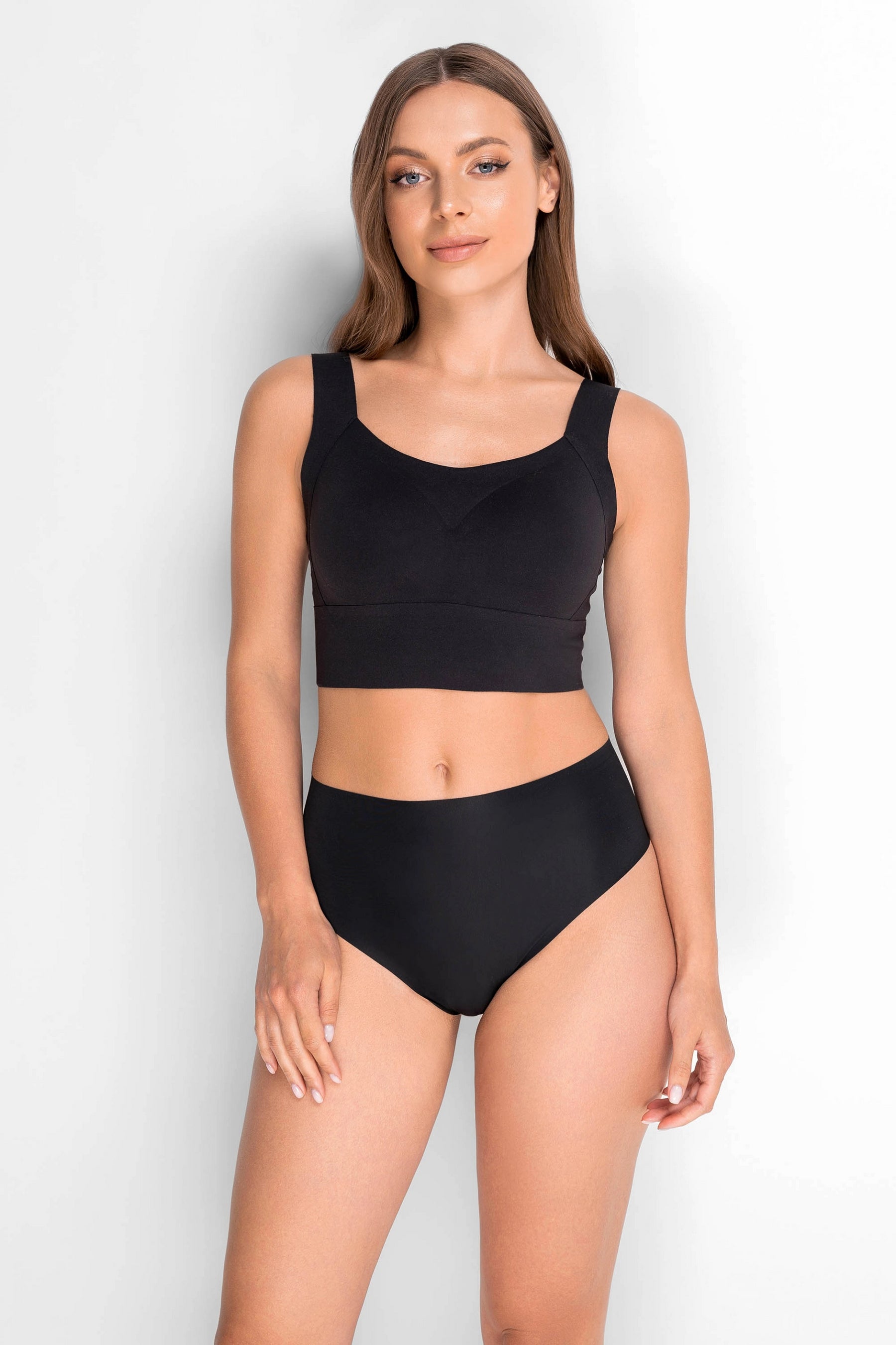 Бесшовный бра-топ 7089-072 01 black