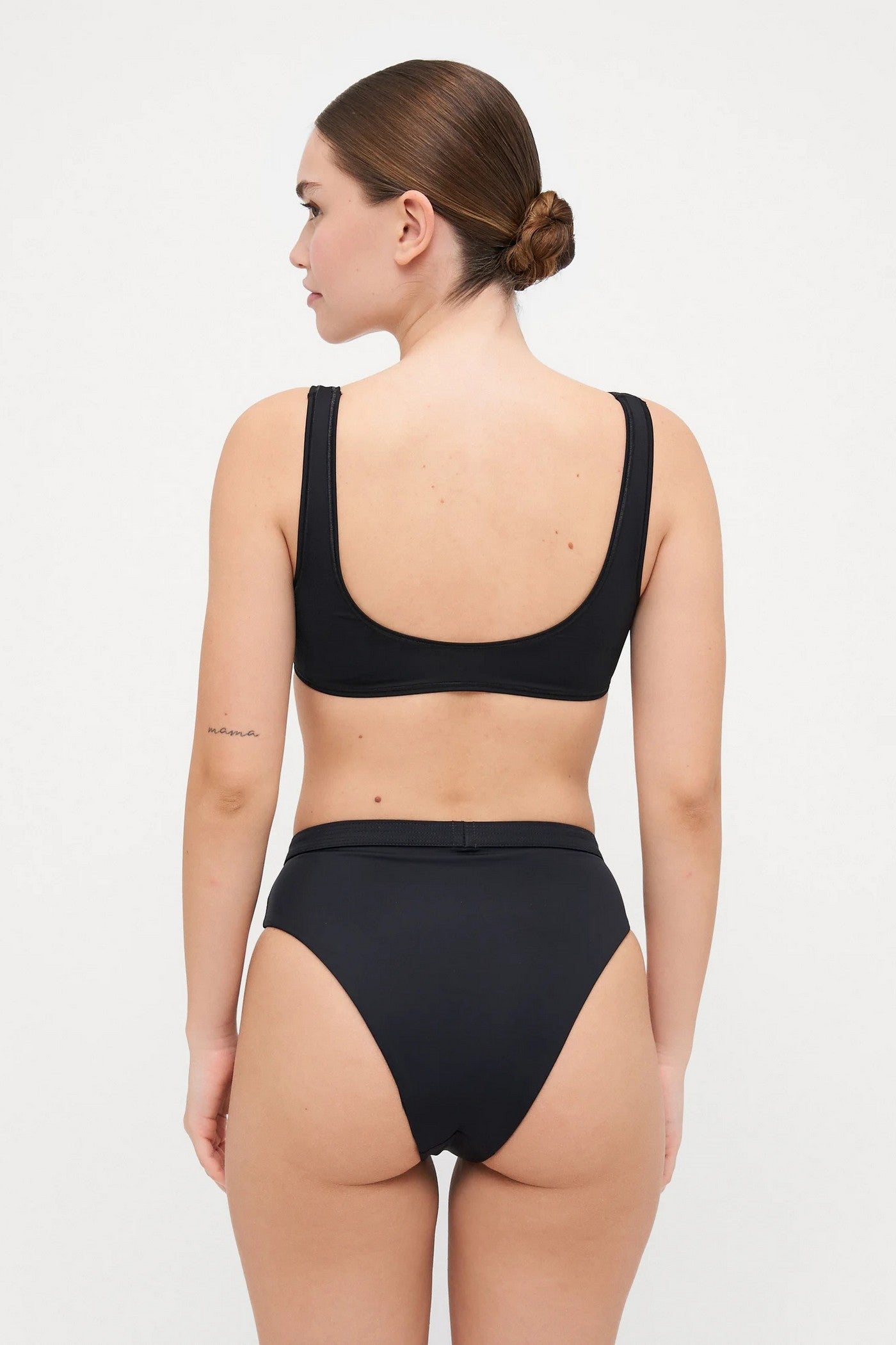 Купальний топ з логотипом 271523783 black Calvin Klein