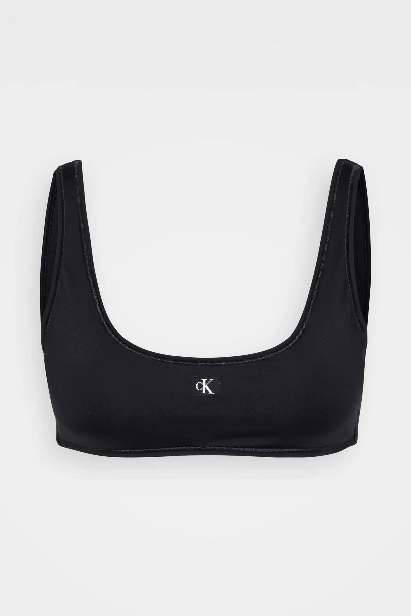 Купальний топ з логотипом 271523783 black Calvin Klein