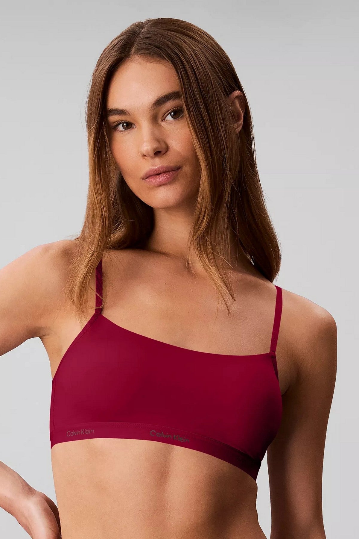 Бра-топ без кісточок 805269200 bordo Calvin Klein