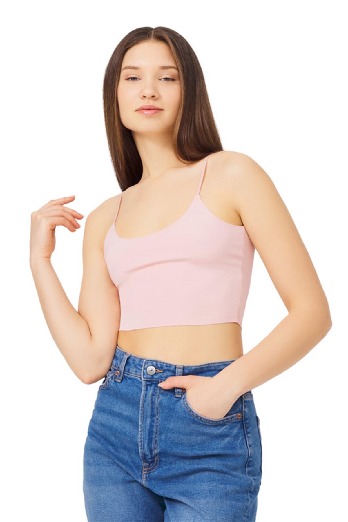 Бесшовный топ CH1752 pale pink