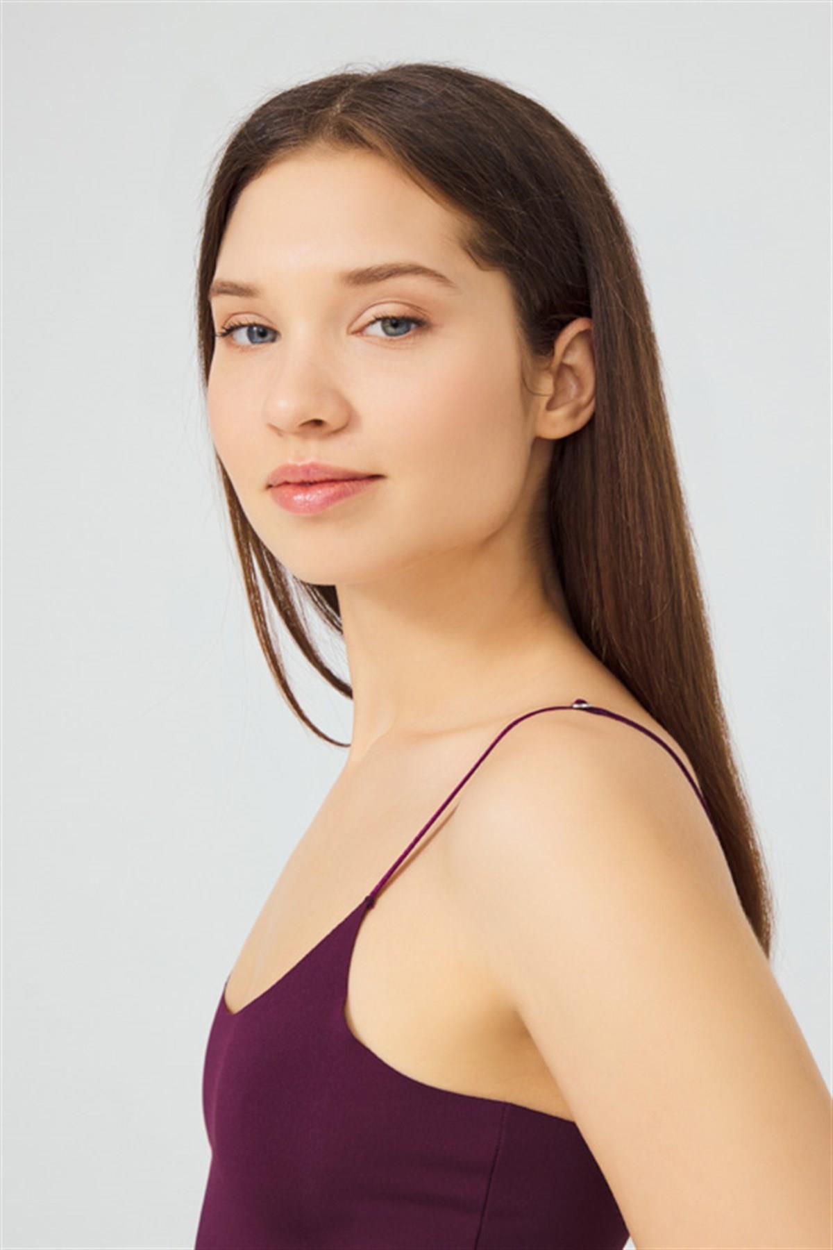 Бесшовный топ CH1752 plum