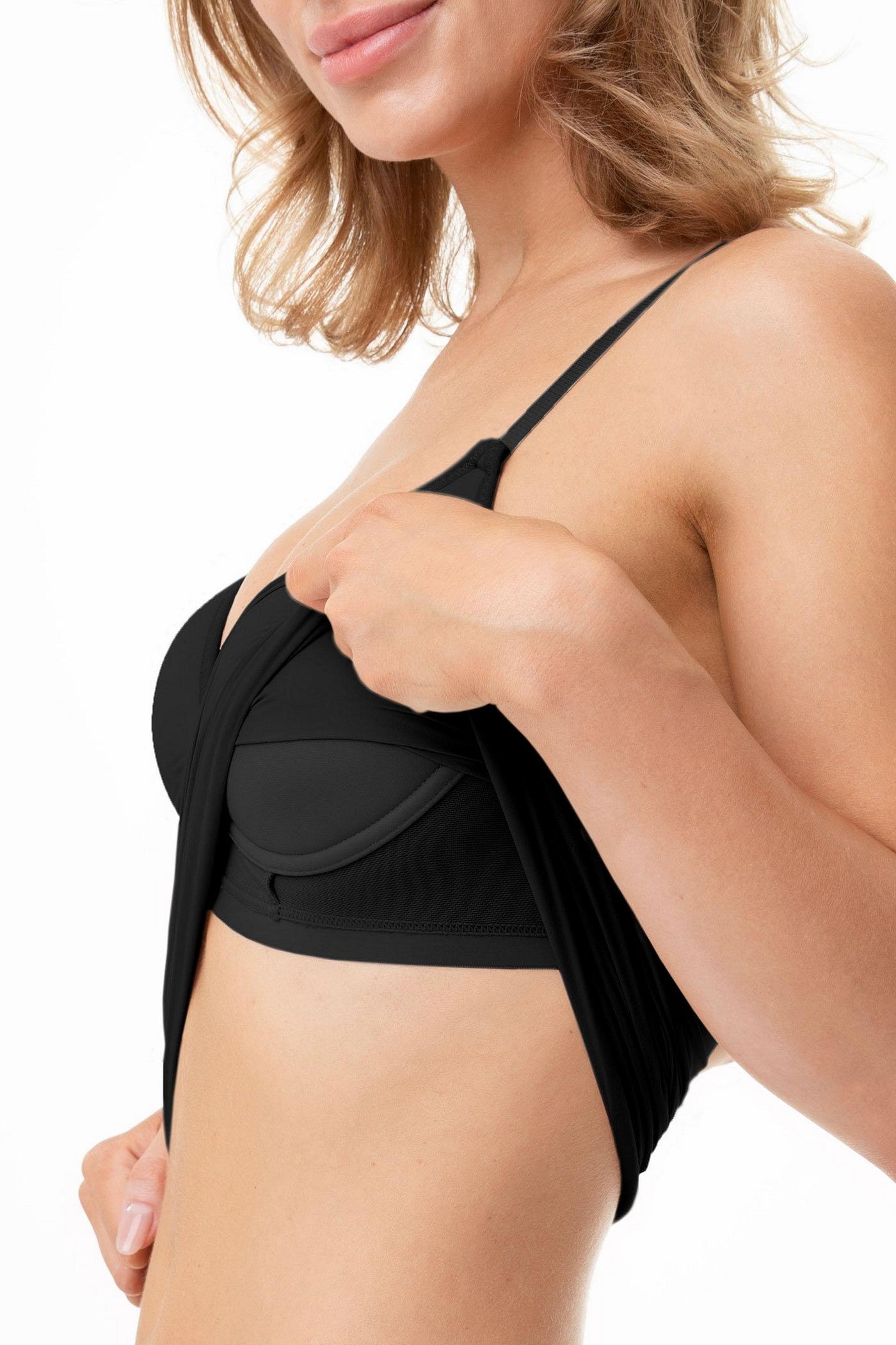 Майка с чашками Simple Cami Top Bra black