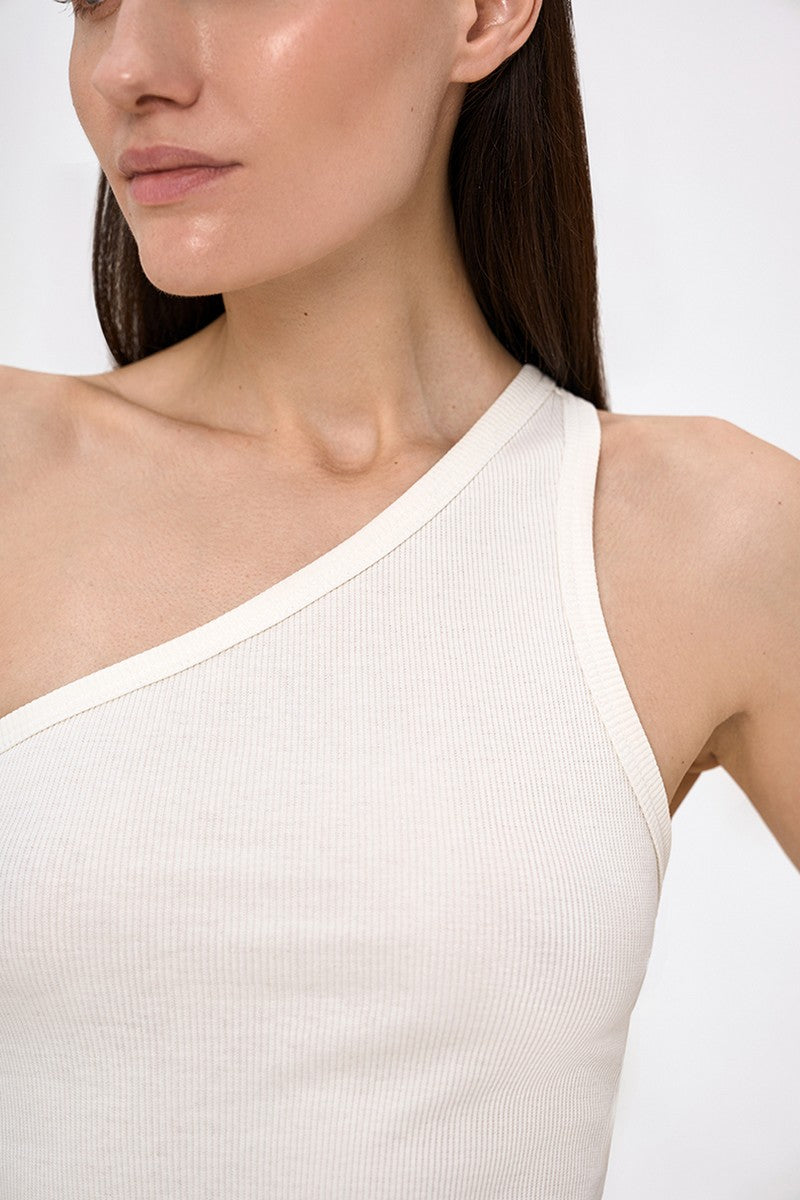 Топ на одно плечо L038r Alessa milk