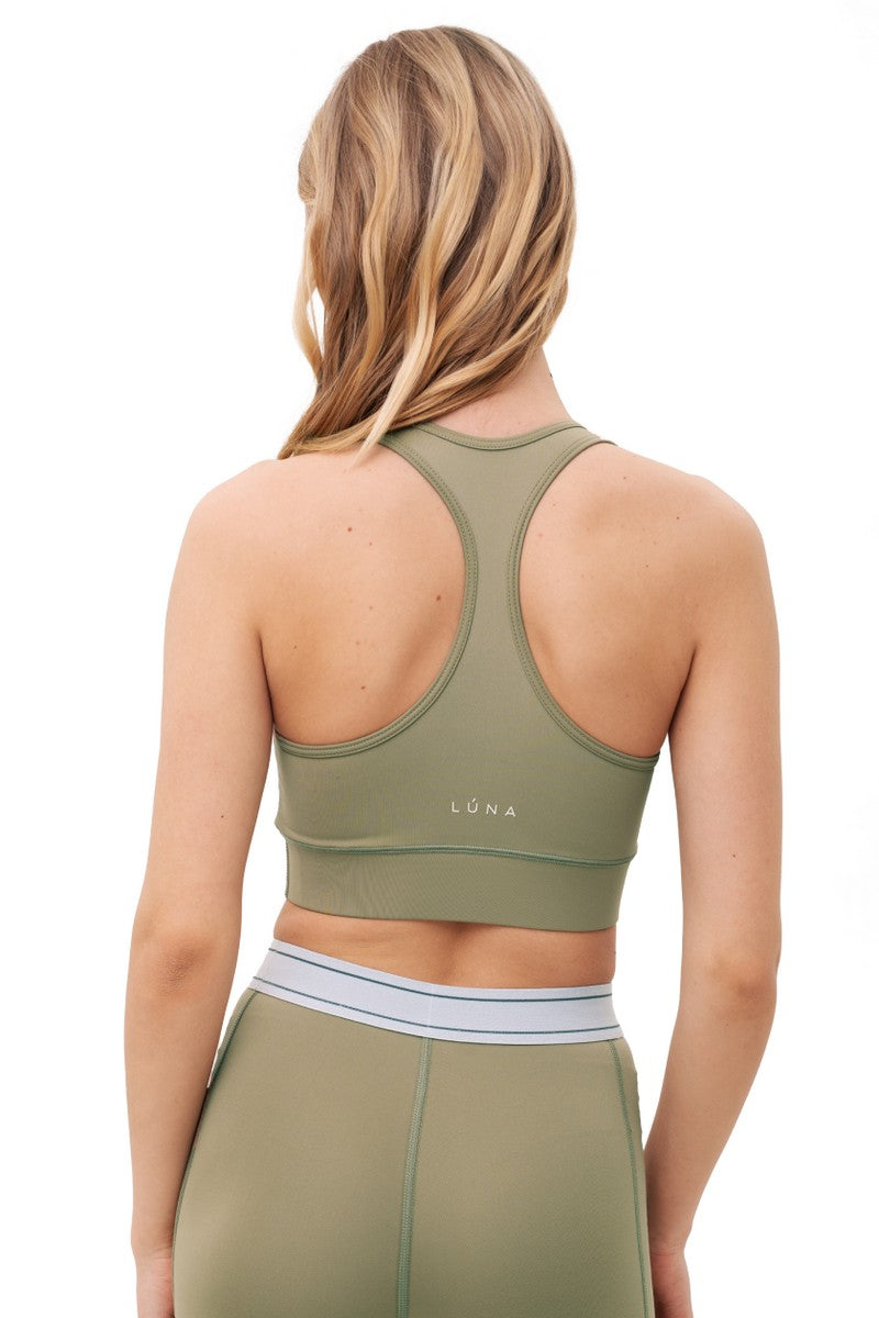 Спортивный топ LS020t Riko olive