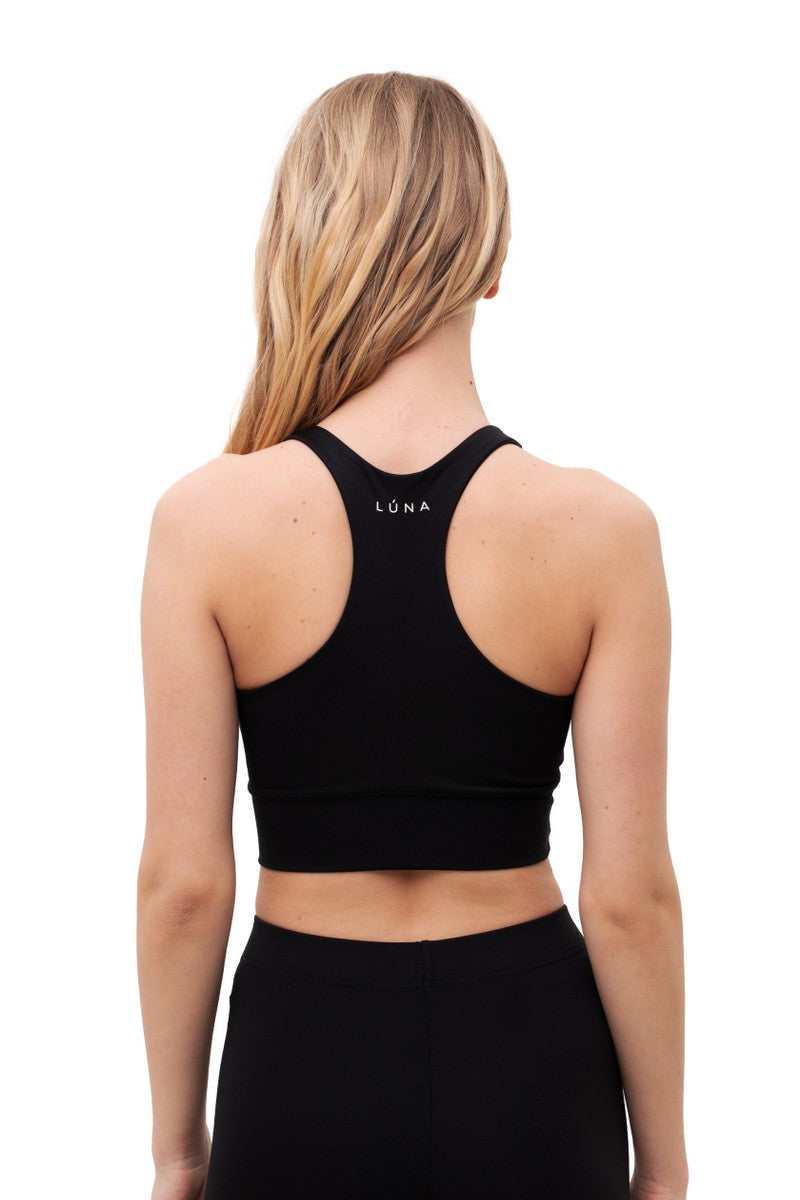 Удлиненный топ LS021t Dodo black