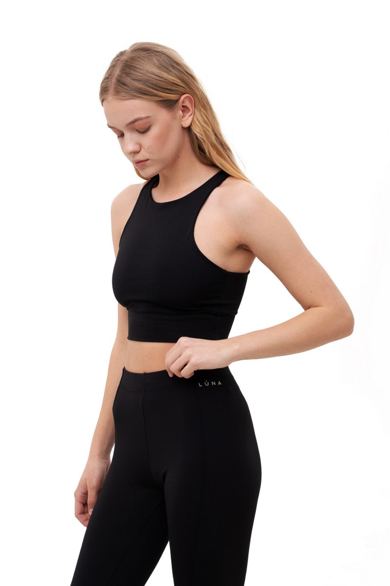 Удлиненный топ LS021t Dodo black