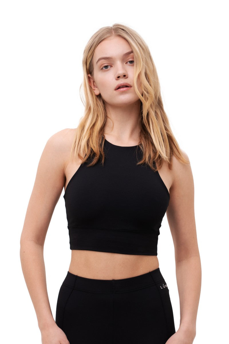 Удлиненный топ LS021t Dodo black