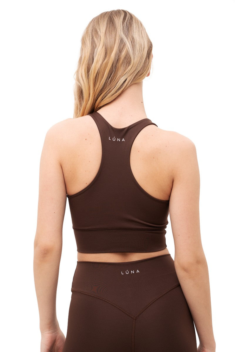 Удлиненный топ LS021t Dodo chocolate