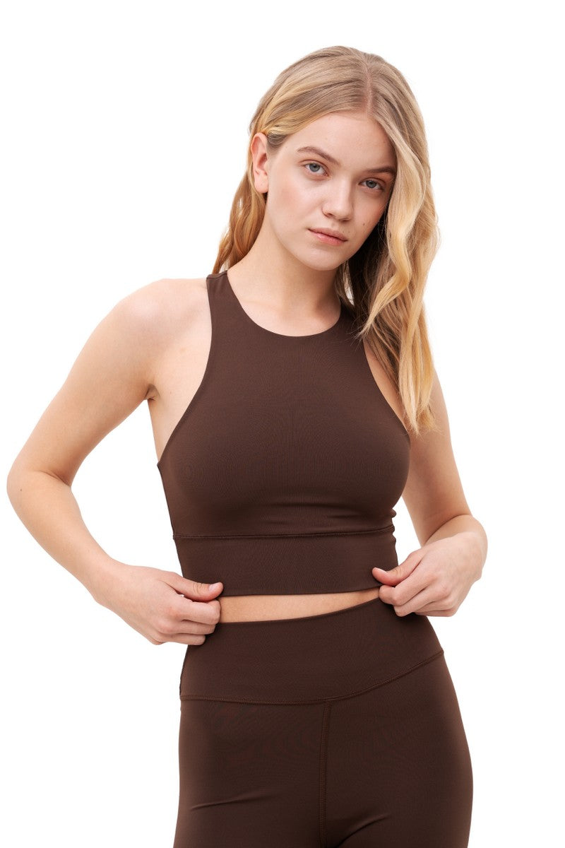 Удлиненный топ LS021t Dodo chocolate