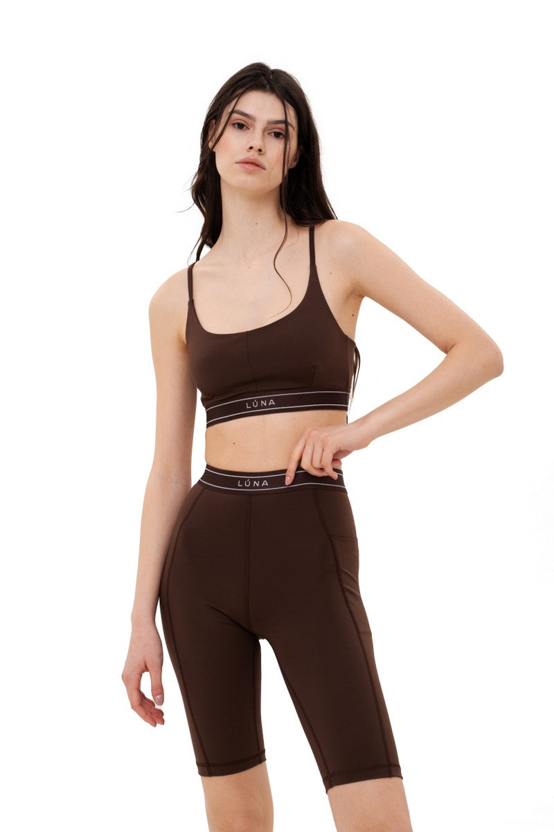 Спортивний топ LS022t Holly chocolate