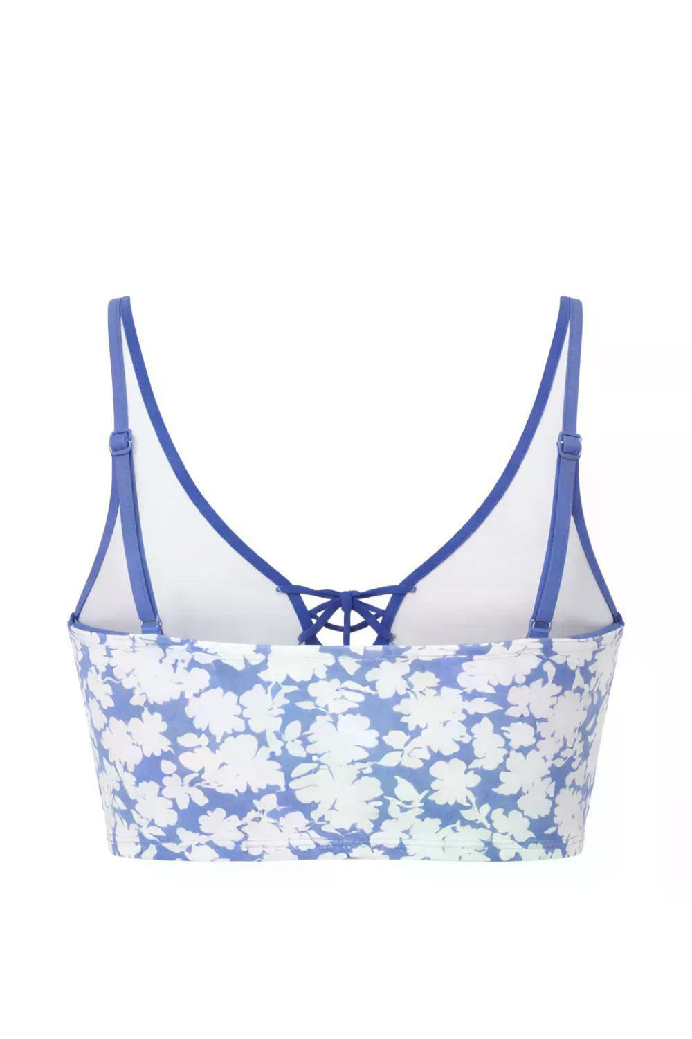 Купальний топ зі шнурівкою 562472414 blue Michael Kors