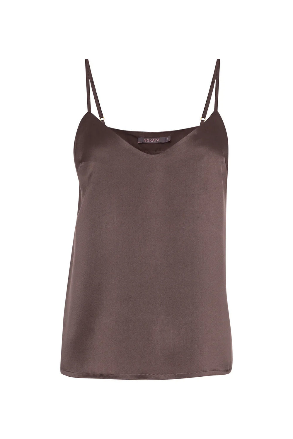 Шелковый топ 242207-01 Tha Lady chocolate