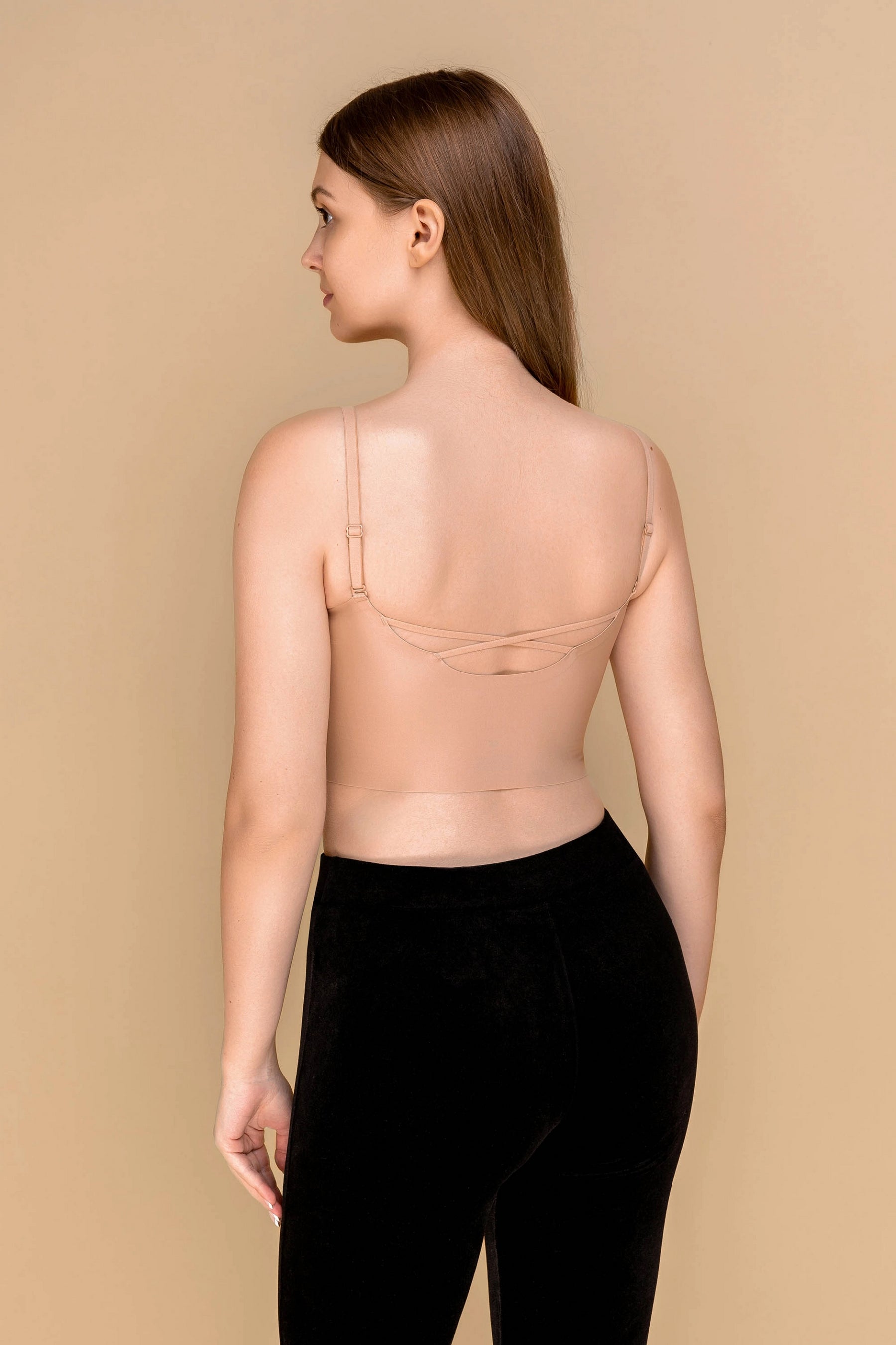 Бесшовный топ 877-077 04 beige