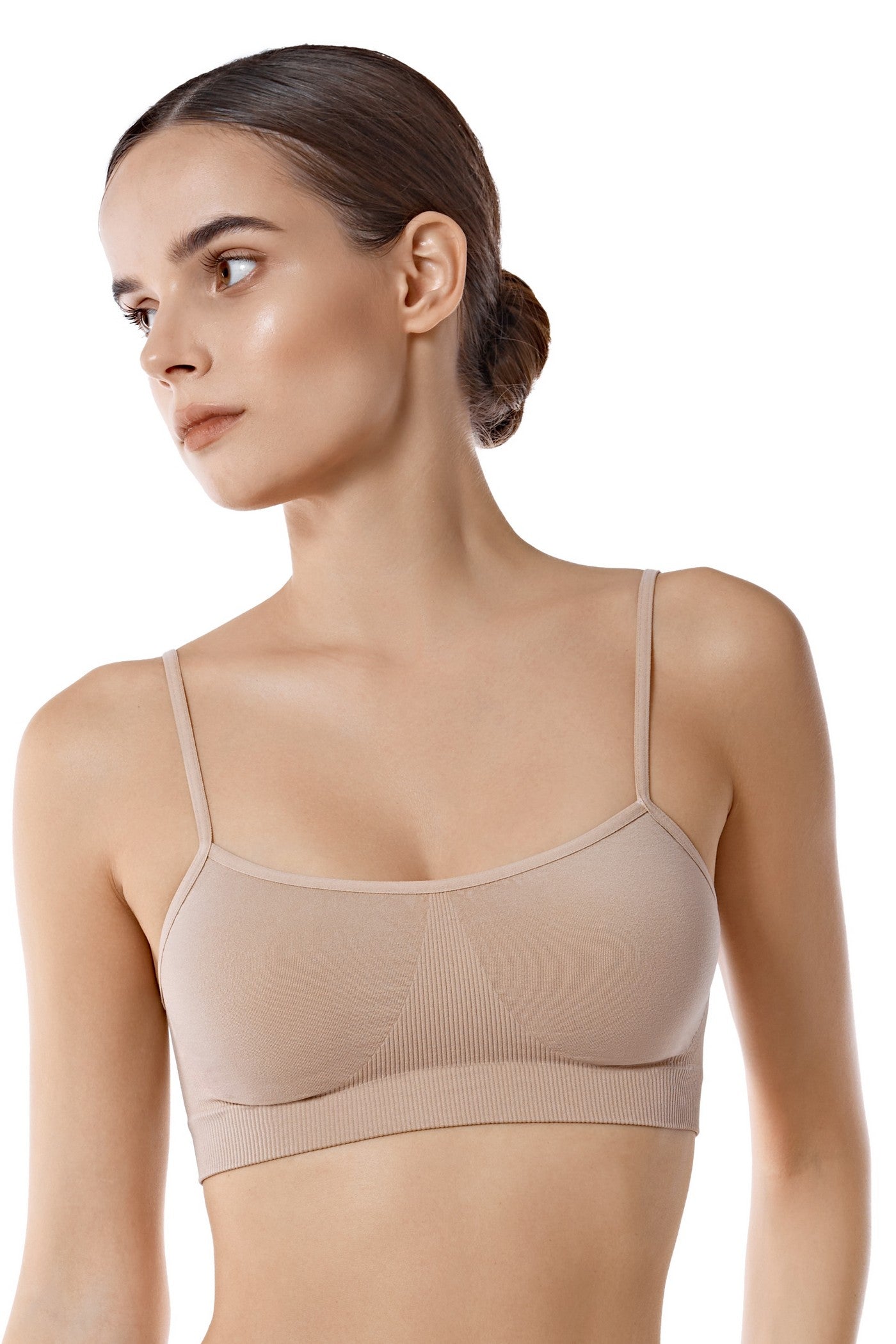Бра-топ из микрофибры Cami Top natural