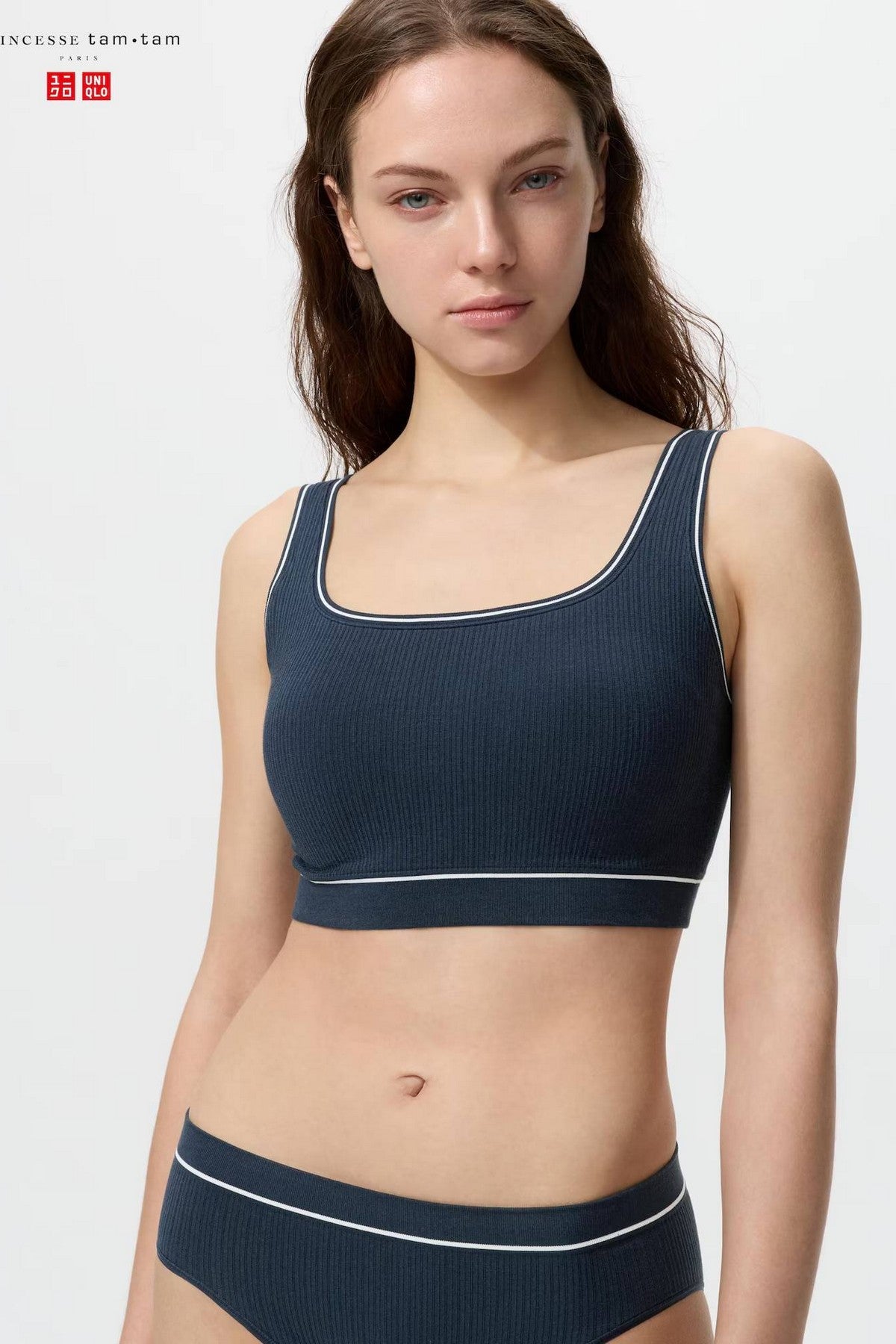 Топ з чашками 202674134 blue Uniqlo