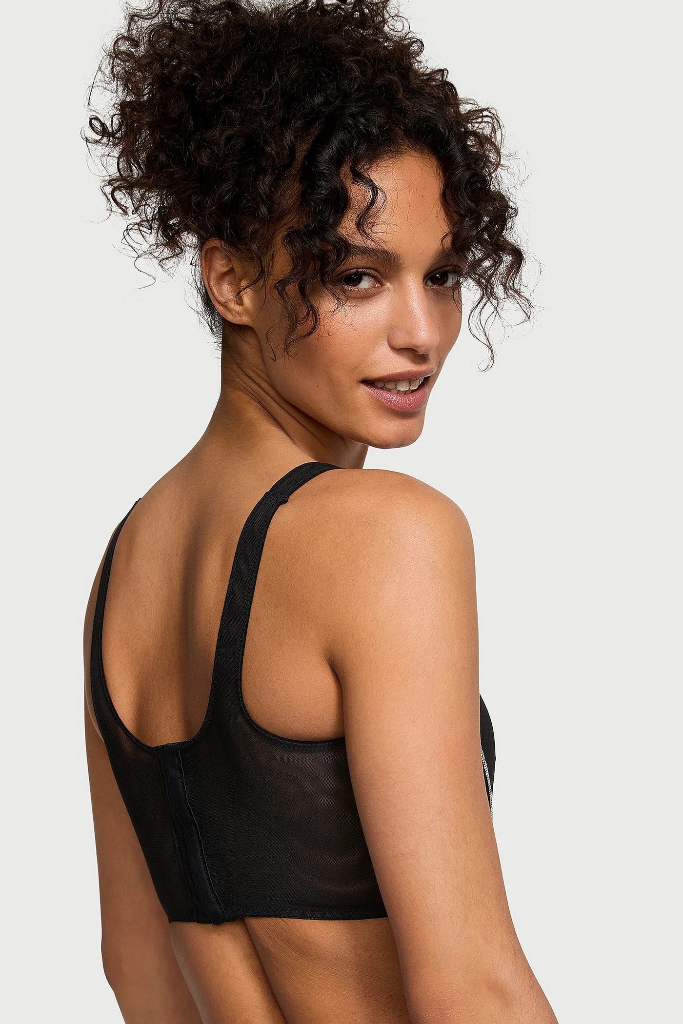 Корсетний топ зі стразами 238288224 Black Victoria`s Secret