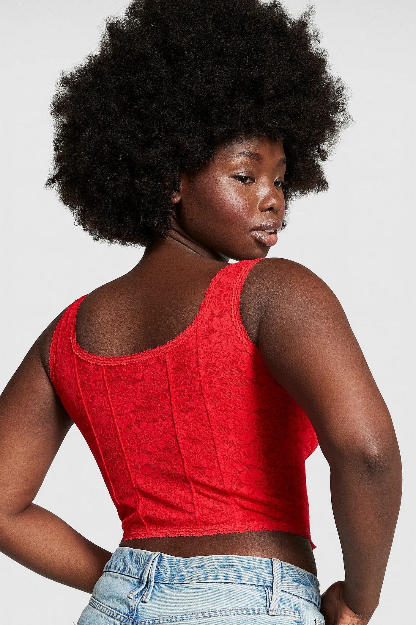 Корсетный топ 434535370 red