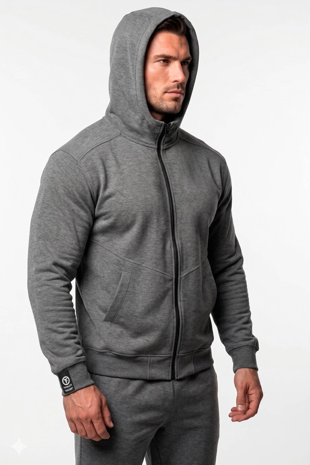 Чоловіча кофта на блискавці AM6-LD92 Totalfit