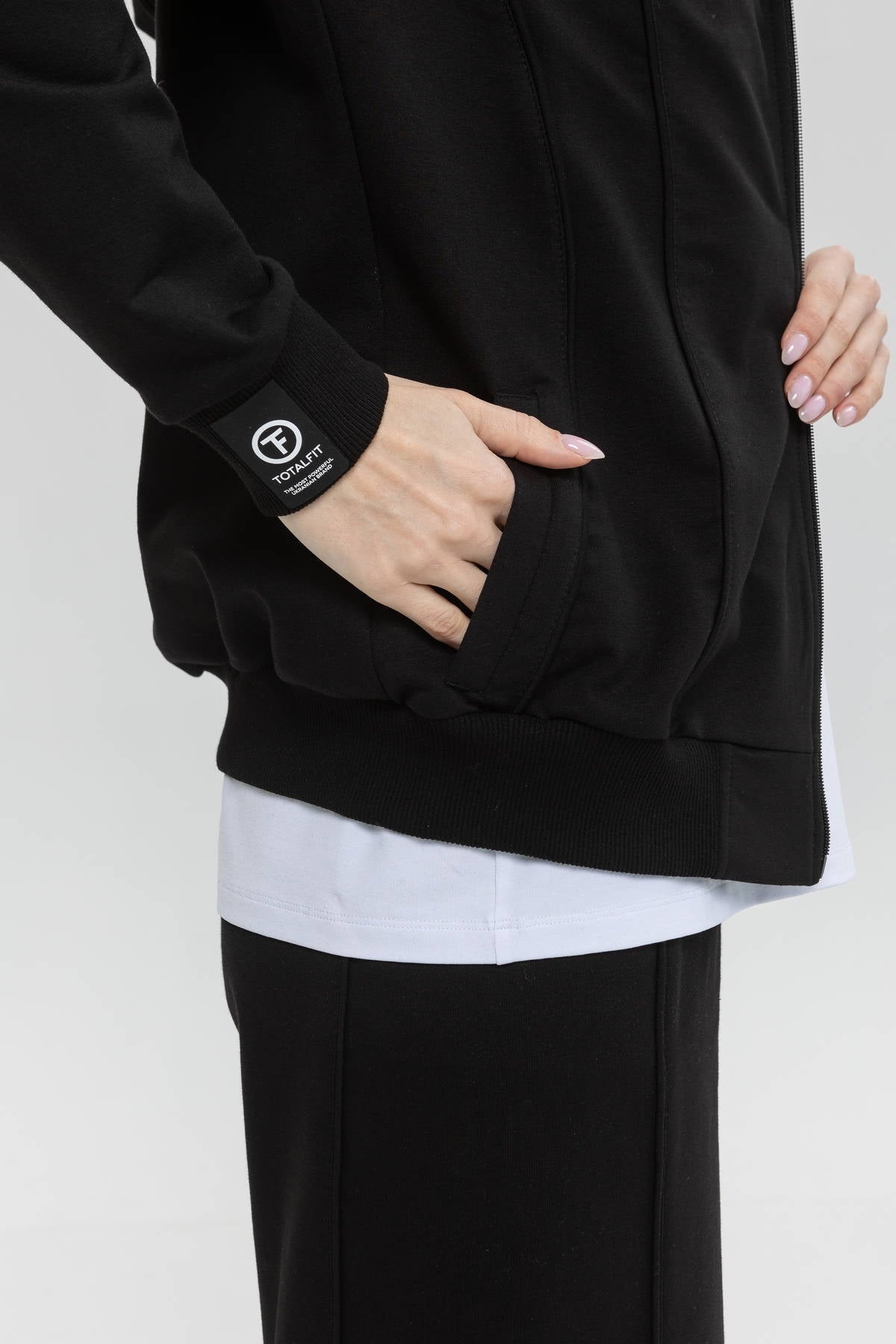 Хлопковый костюм на молнии Baggy A10+E16-LD10