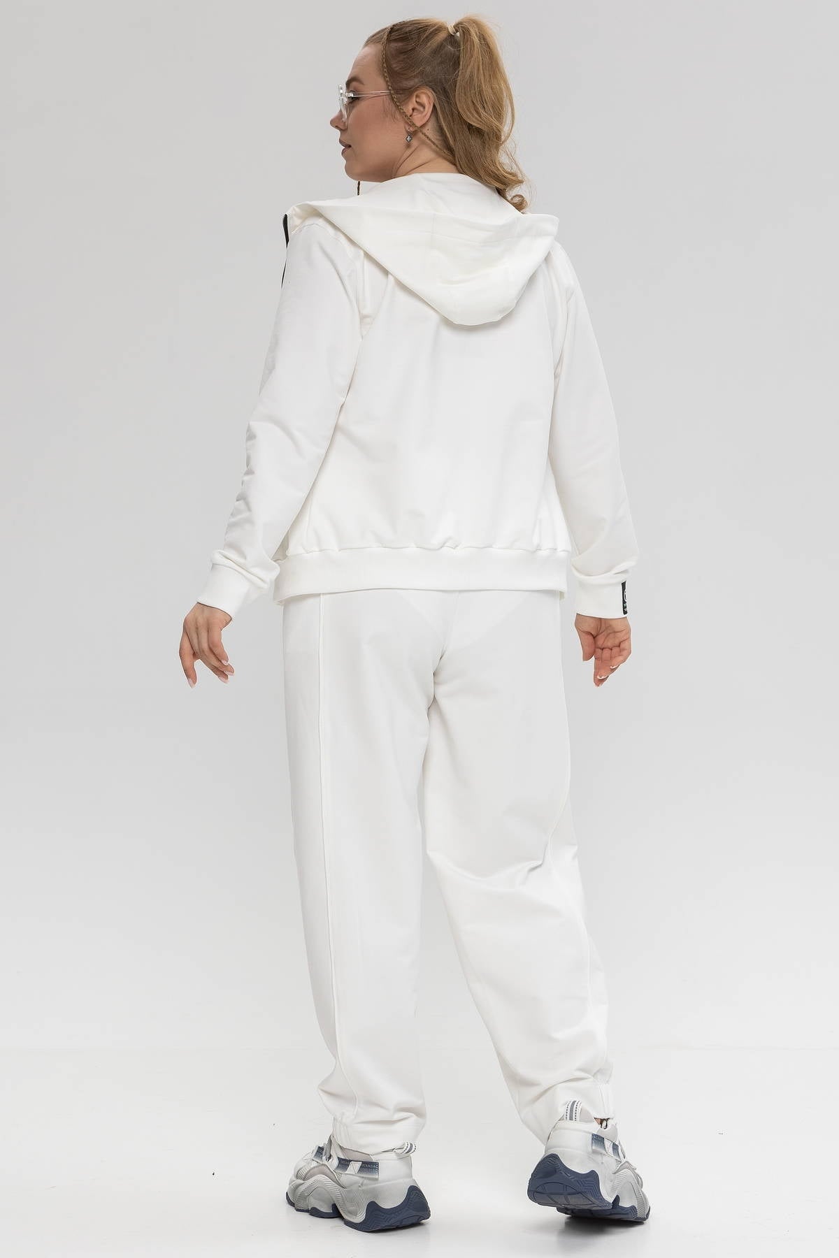Хлопковый костюм на молнии Baggy A10+E16-LD11