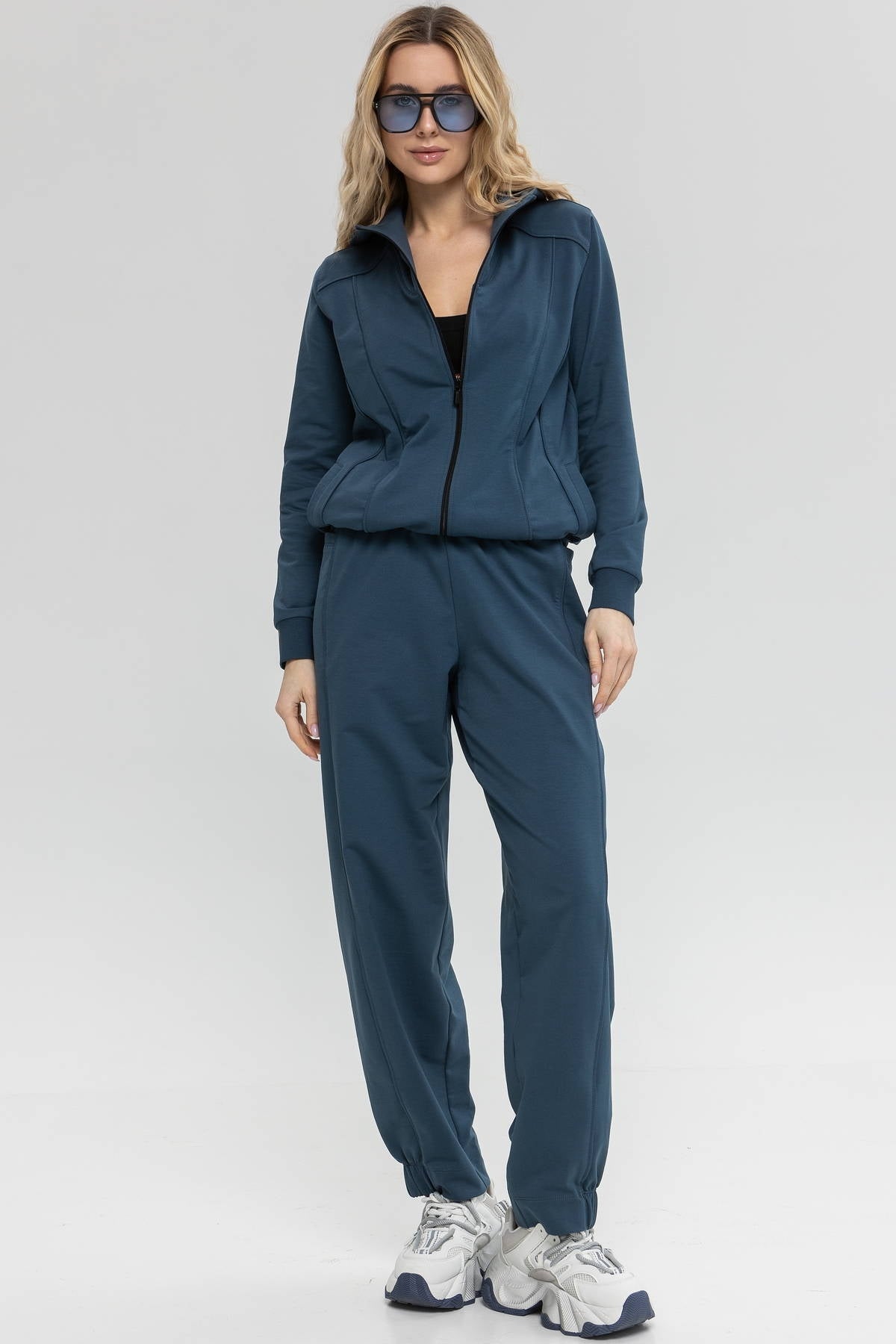 Хлопковый костюм на молнии Baggy A10+E16-LD95