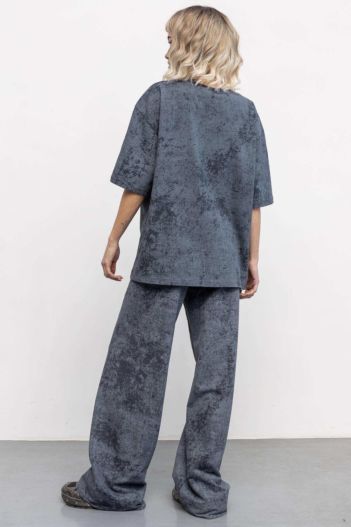 Хлопковый костюм с брюками D5+E2-LDP159