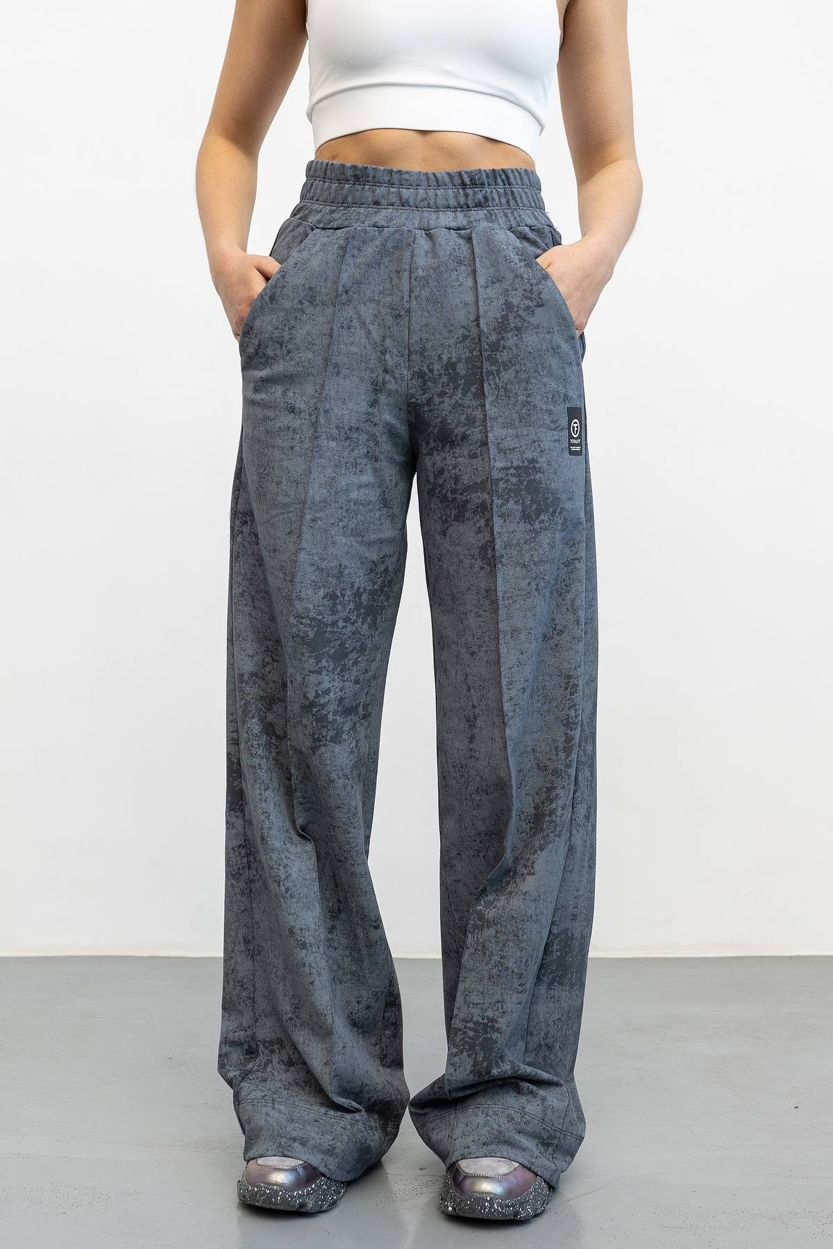 Хлопковый костюм с брюками D5+E2-LDP159