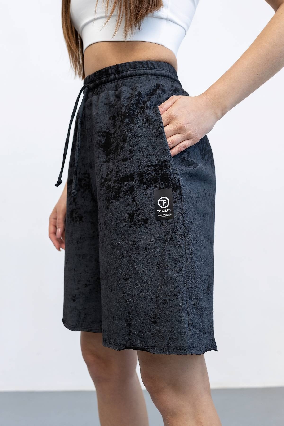 Хлопковый костюм с шортами D5+H25-LDP158