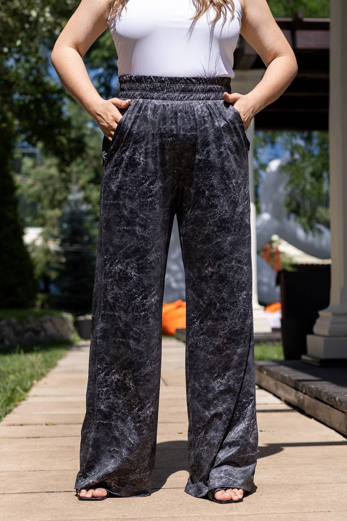 Брюки с принтом E13-P154