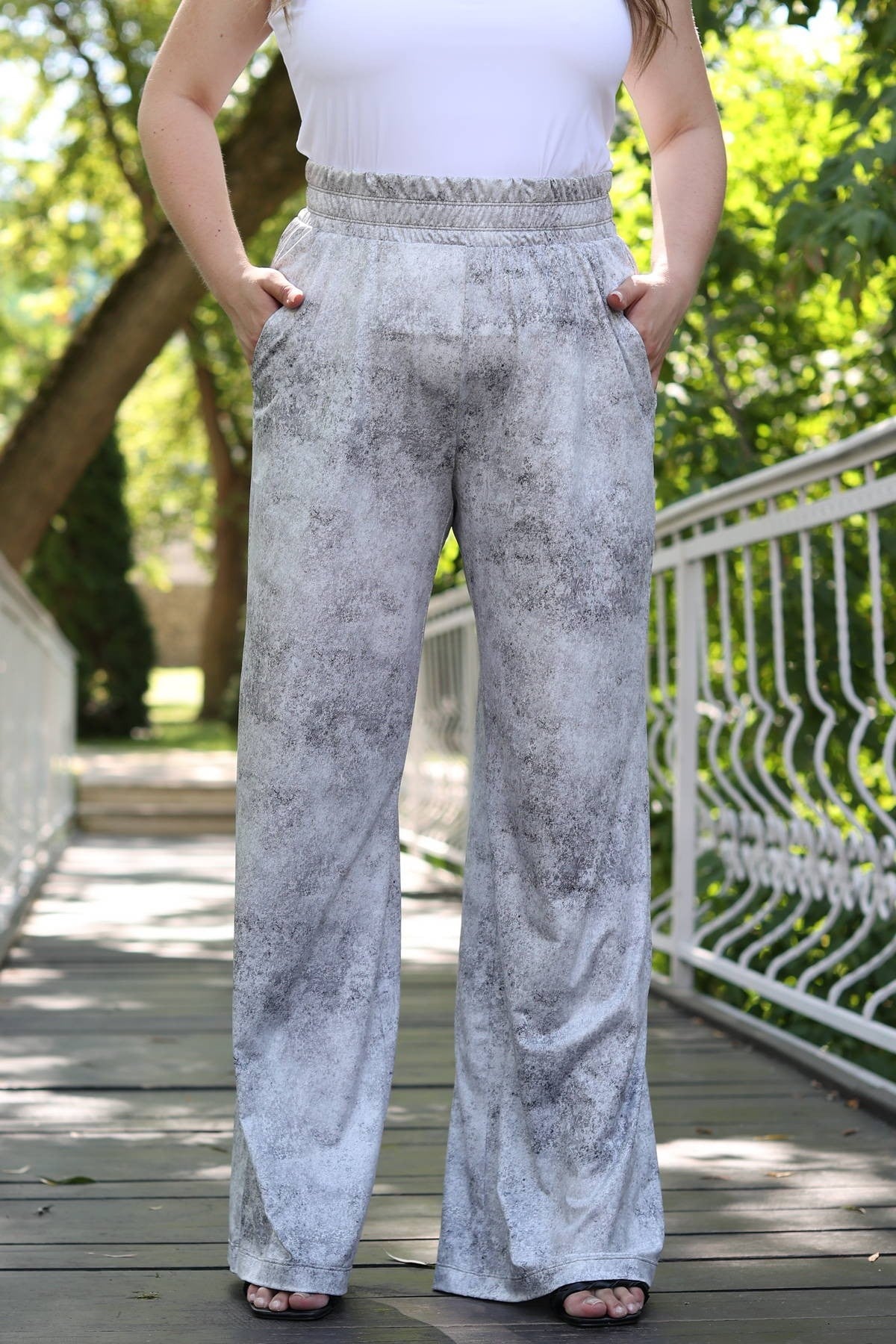 Брюки с принтом E13-P155